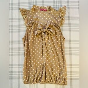 Polka dot blouse